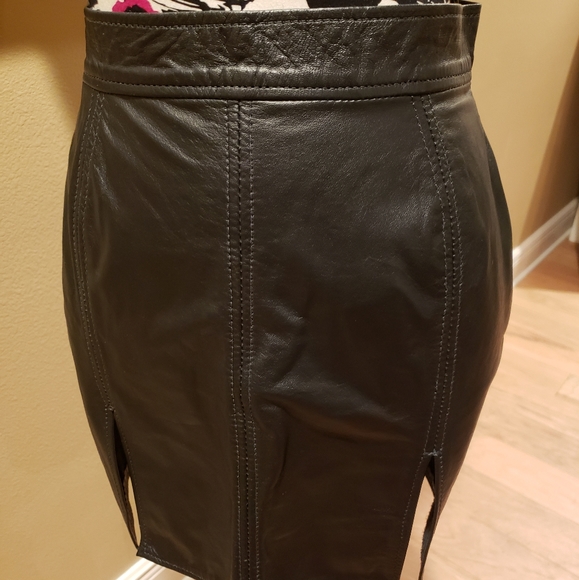 Y2K Vintage Leather Corset Skirt S/M - Picture 11 of 12